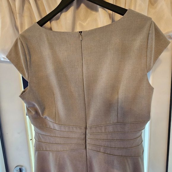 EUC Calvin Klein Grey Sheath Dress - Picture 3 of 7